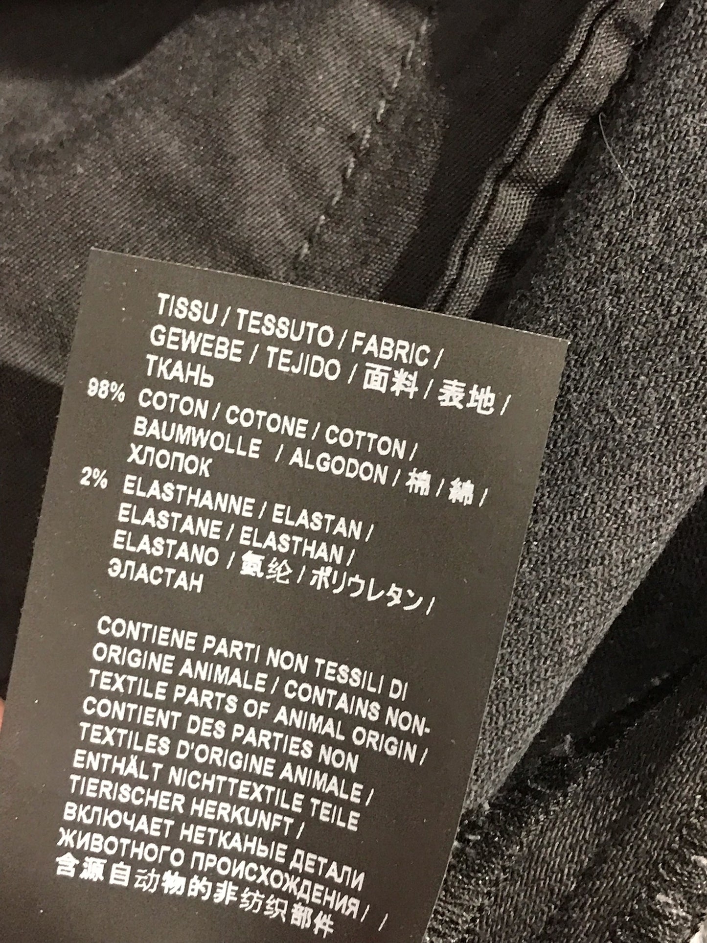 Jeans Saint Laurent noir T.29