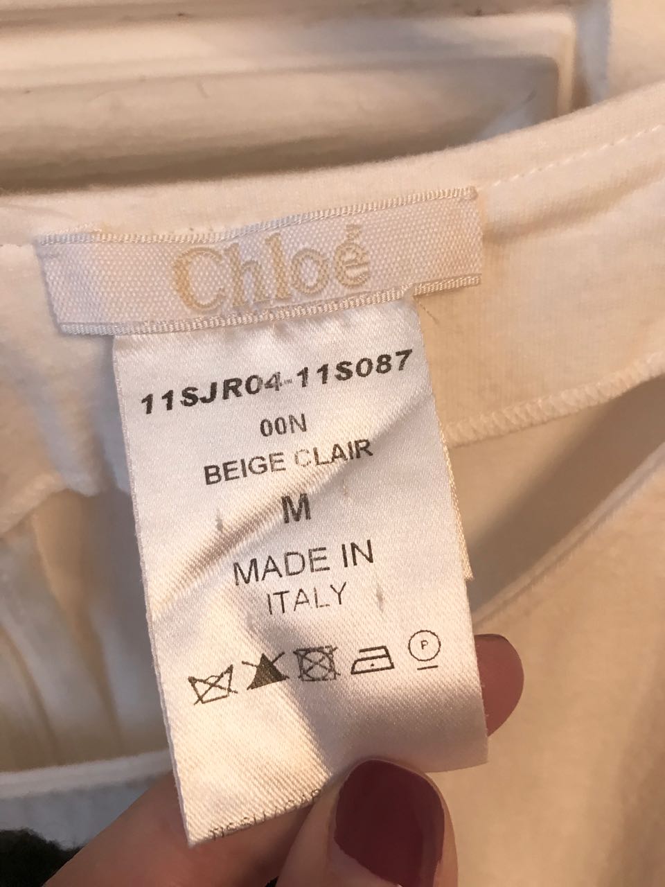 Robe Chloé blanche T.M