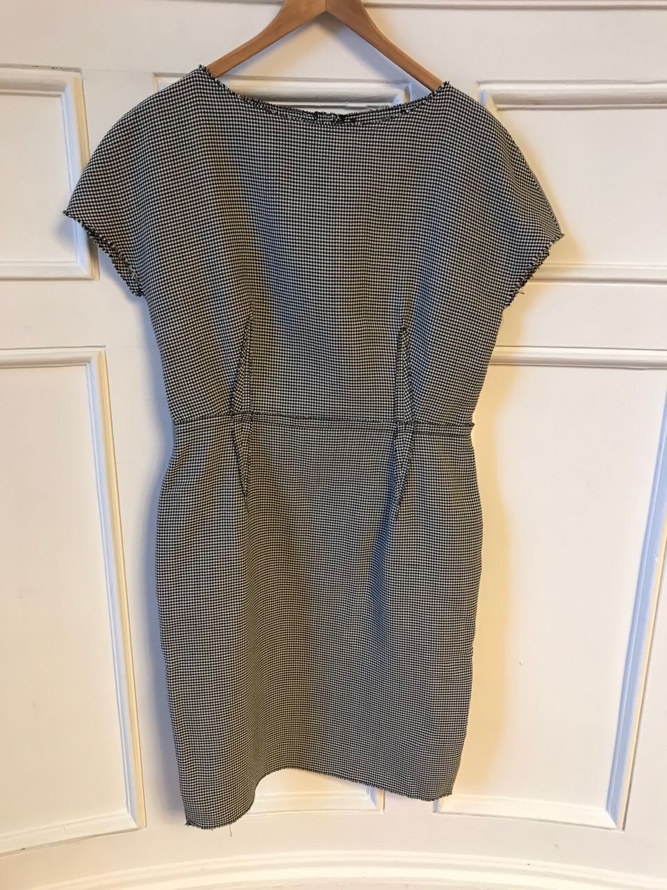 Robe Lanvin pied de poule T.42