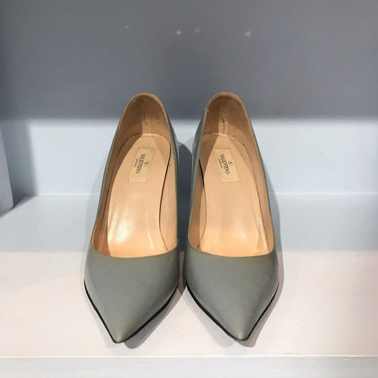 Escarpins Valentino bleus T.39,5