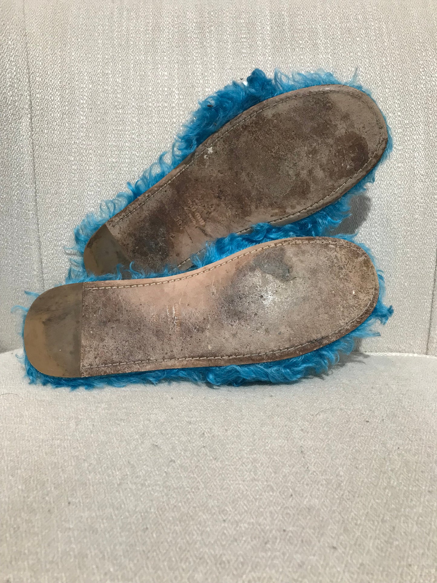 Mules Miu Miu bleues T.39,5