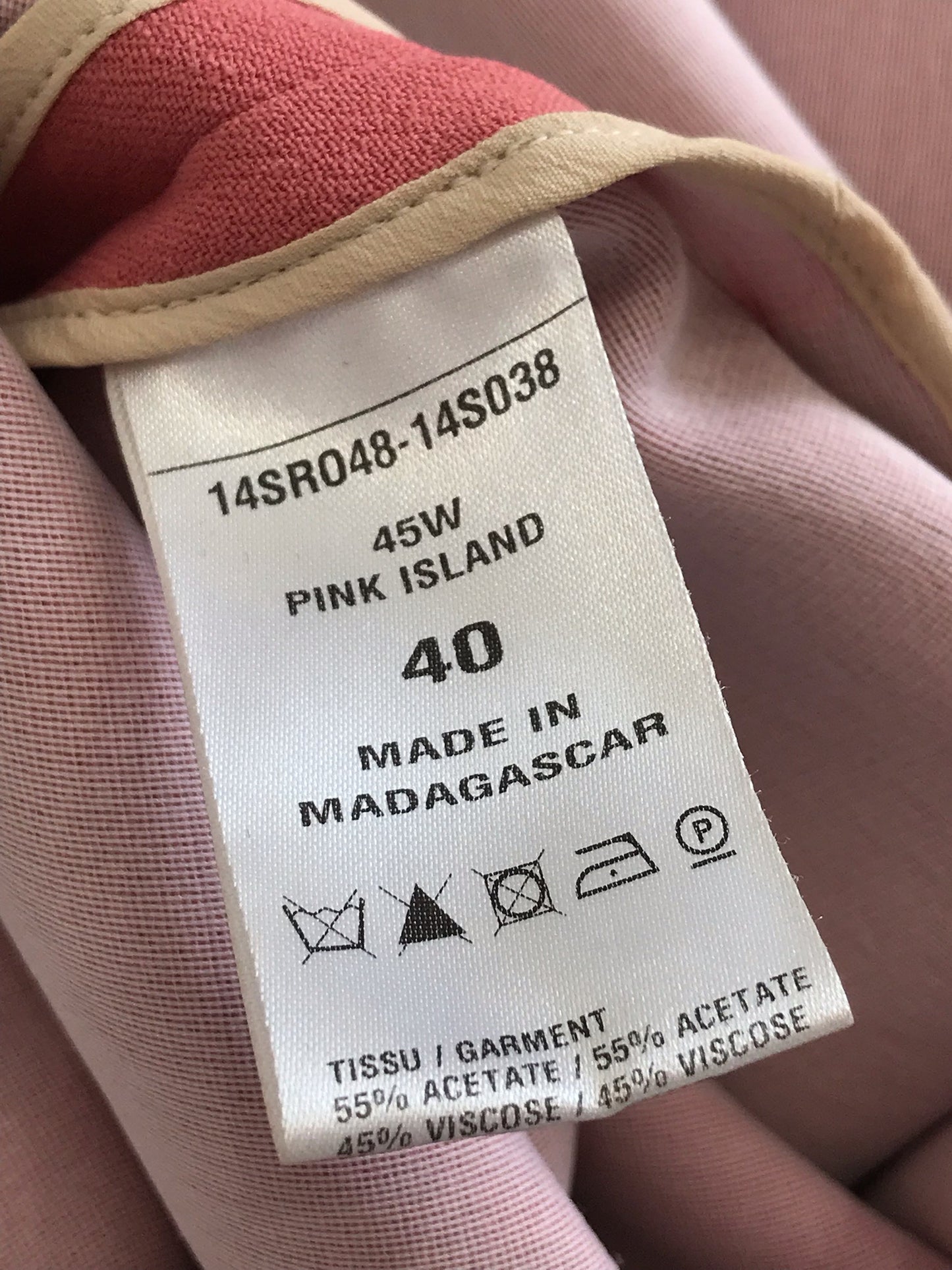 Robe Chloé rose T.40