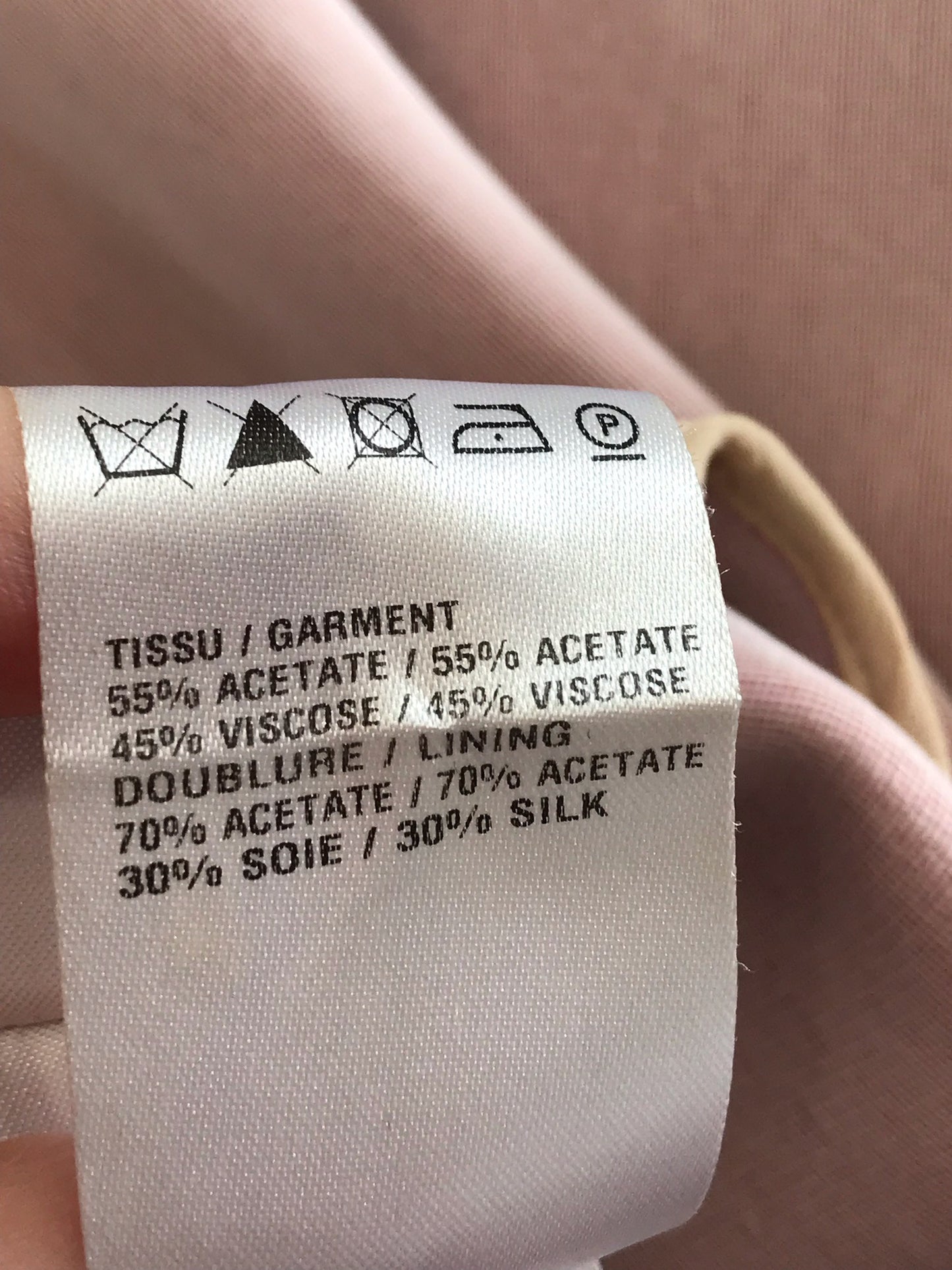 Robe Chloé rose T.40