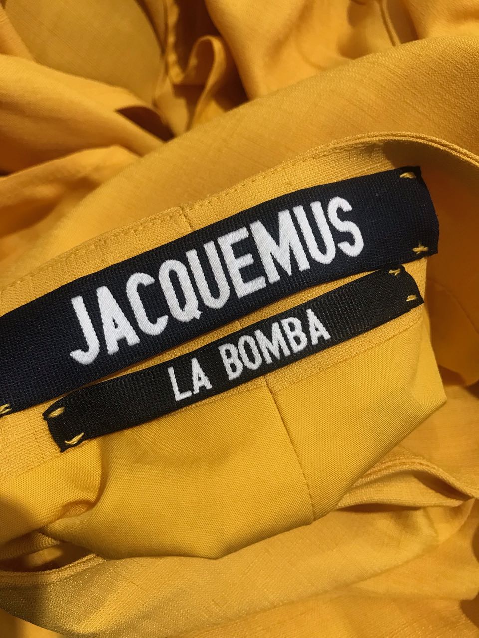 Jupe Jacquemus jaune T.36