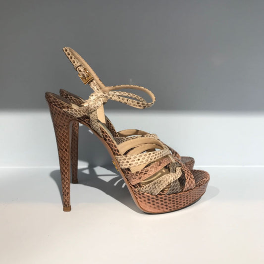 Sandales Prada serpent T.38