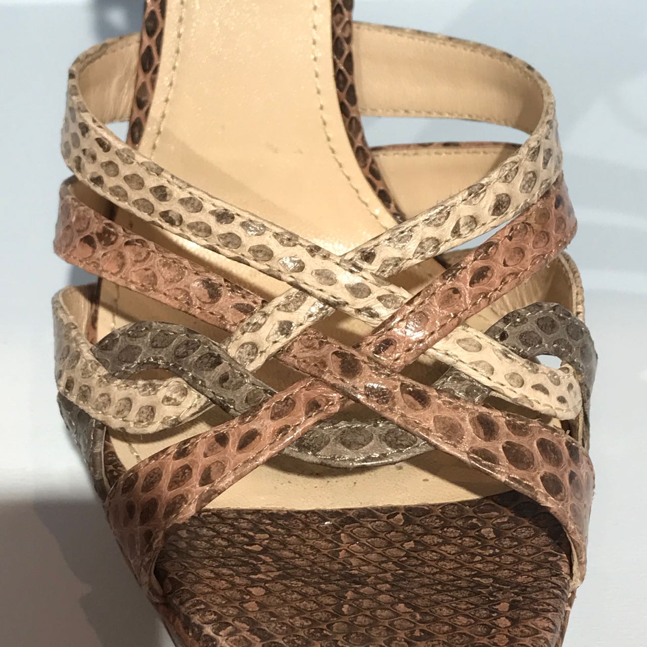 Sandales Prada serpent T.38