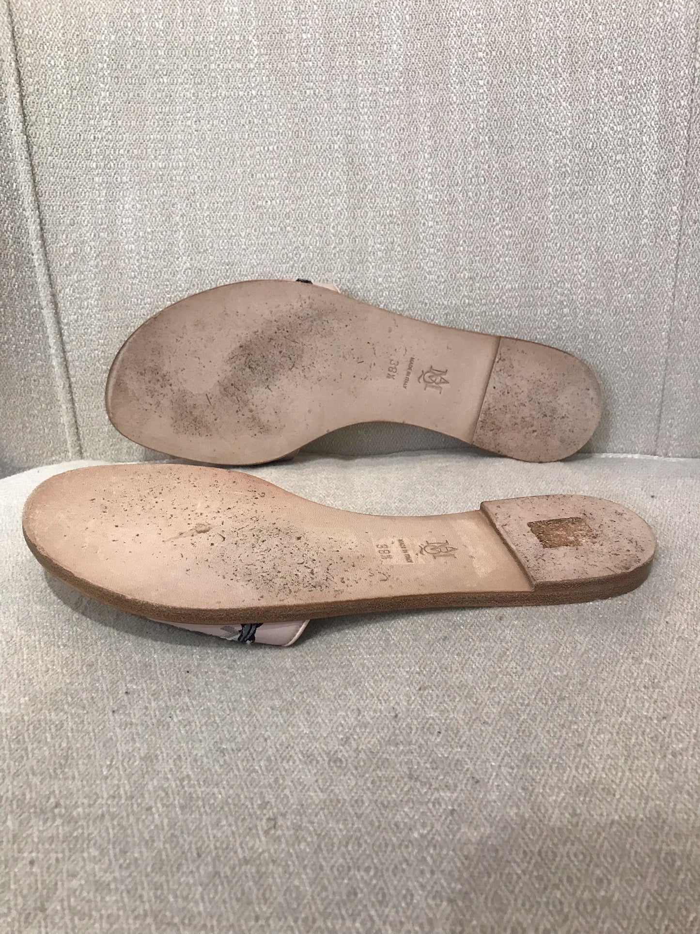 Sandales Alexander McQueen roses T.38,5