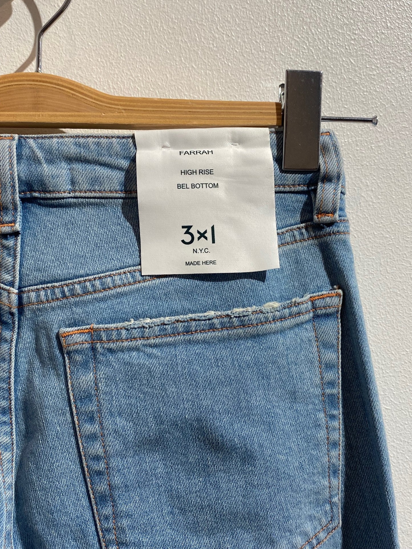 Jeans 3x1 bleu T.26