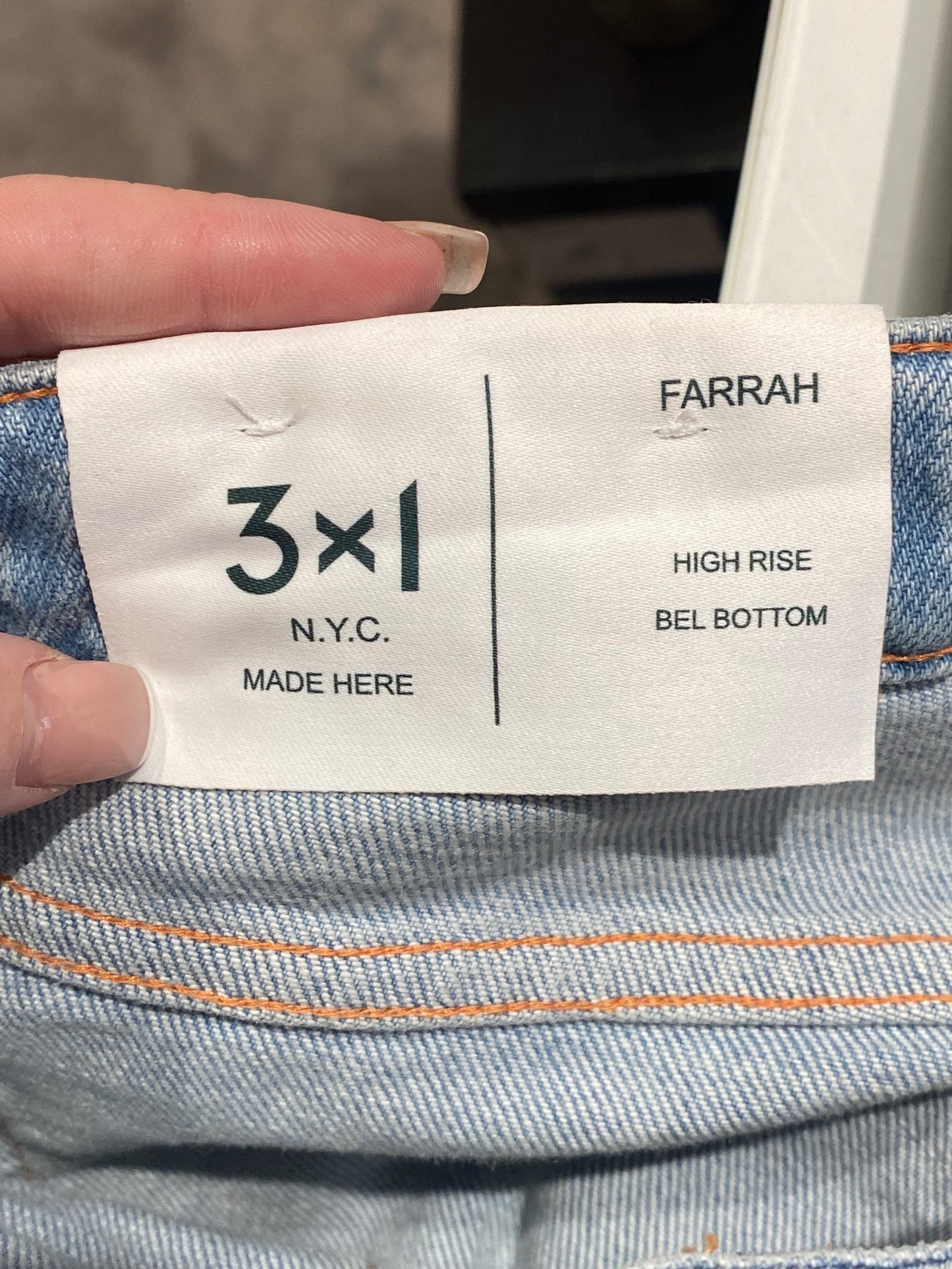 Jeans 3x1 bleu T.26