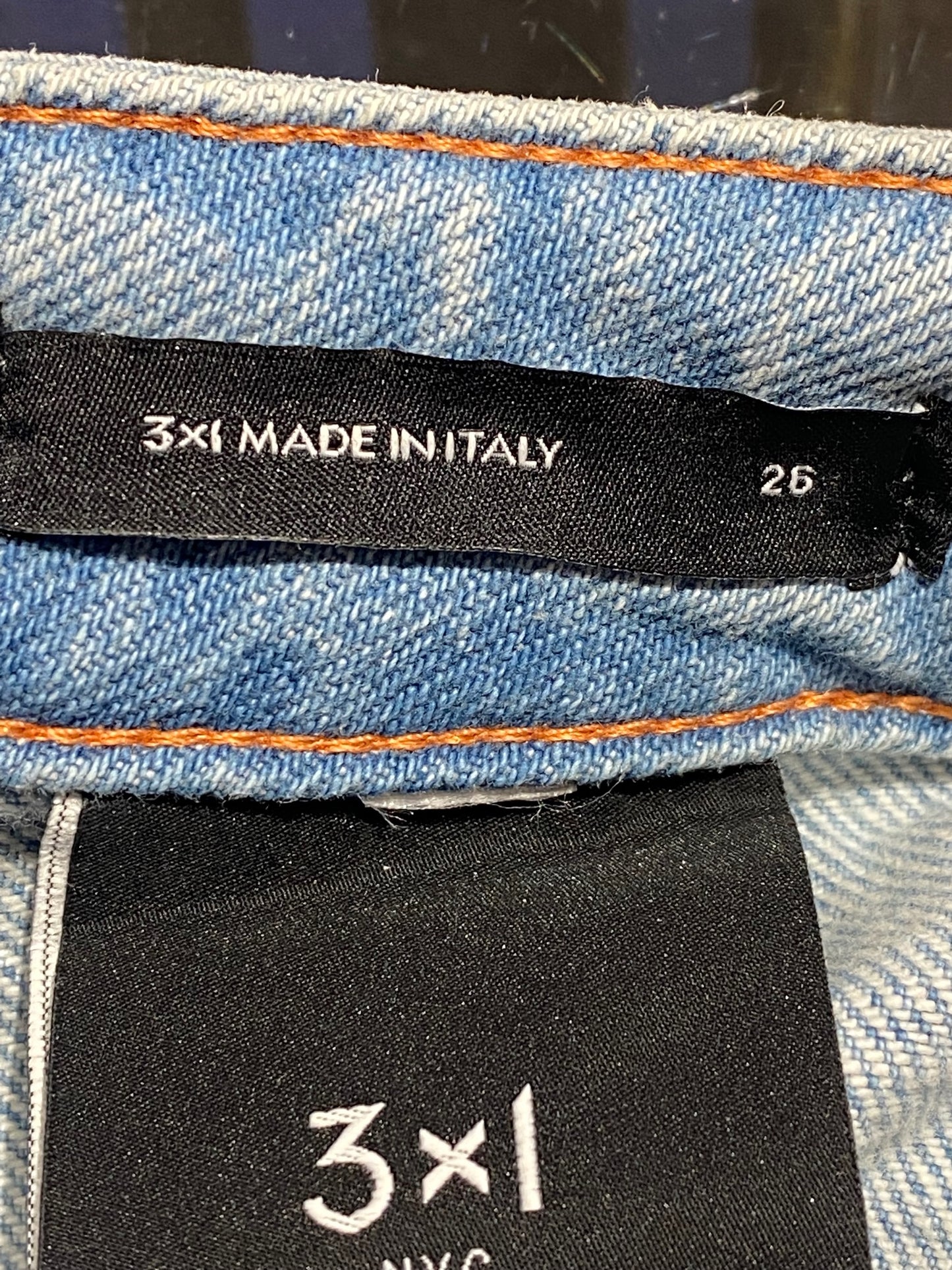 Jeans 3x1 bleu T.26