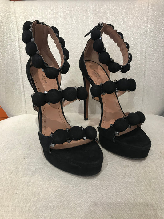 Sandales Alaia Bombe noires T.41