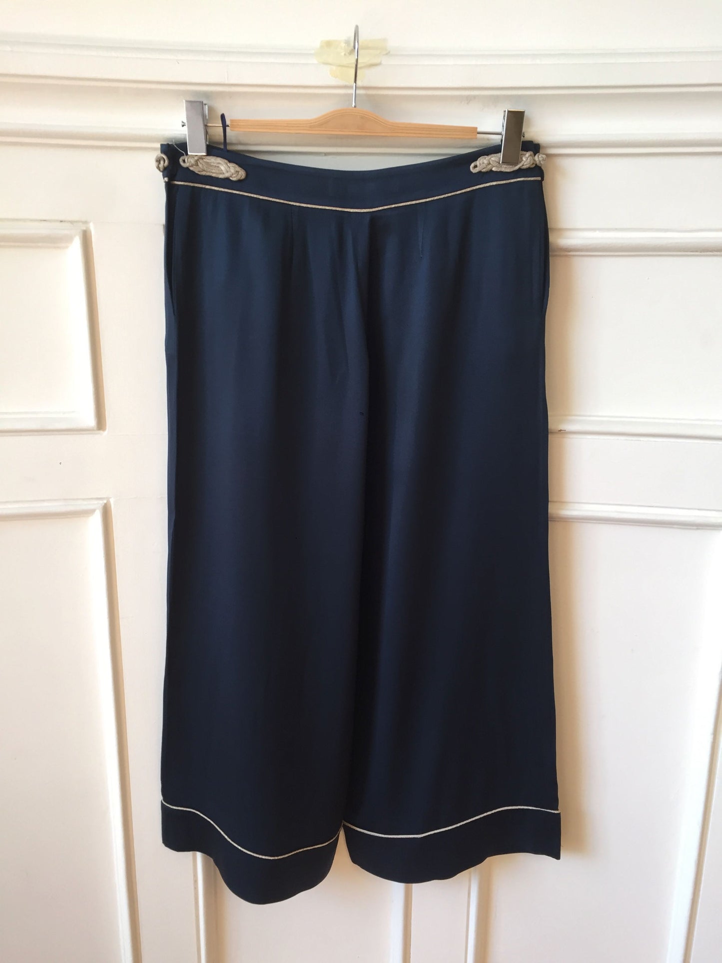 Pantalon Louis Vuitton bleu T.40