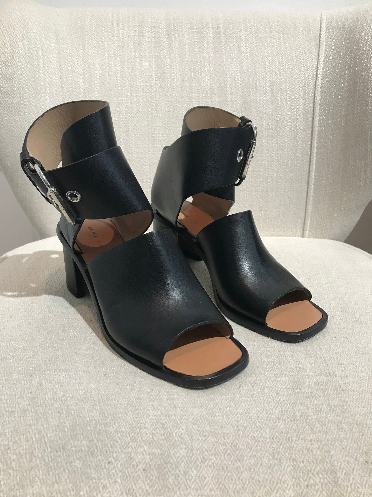 Sandales Celine noires T.37,5