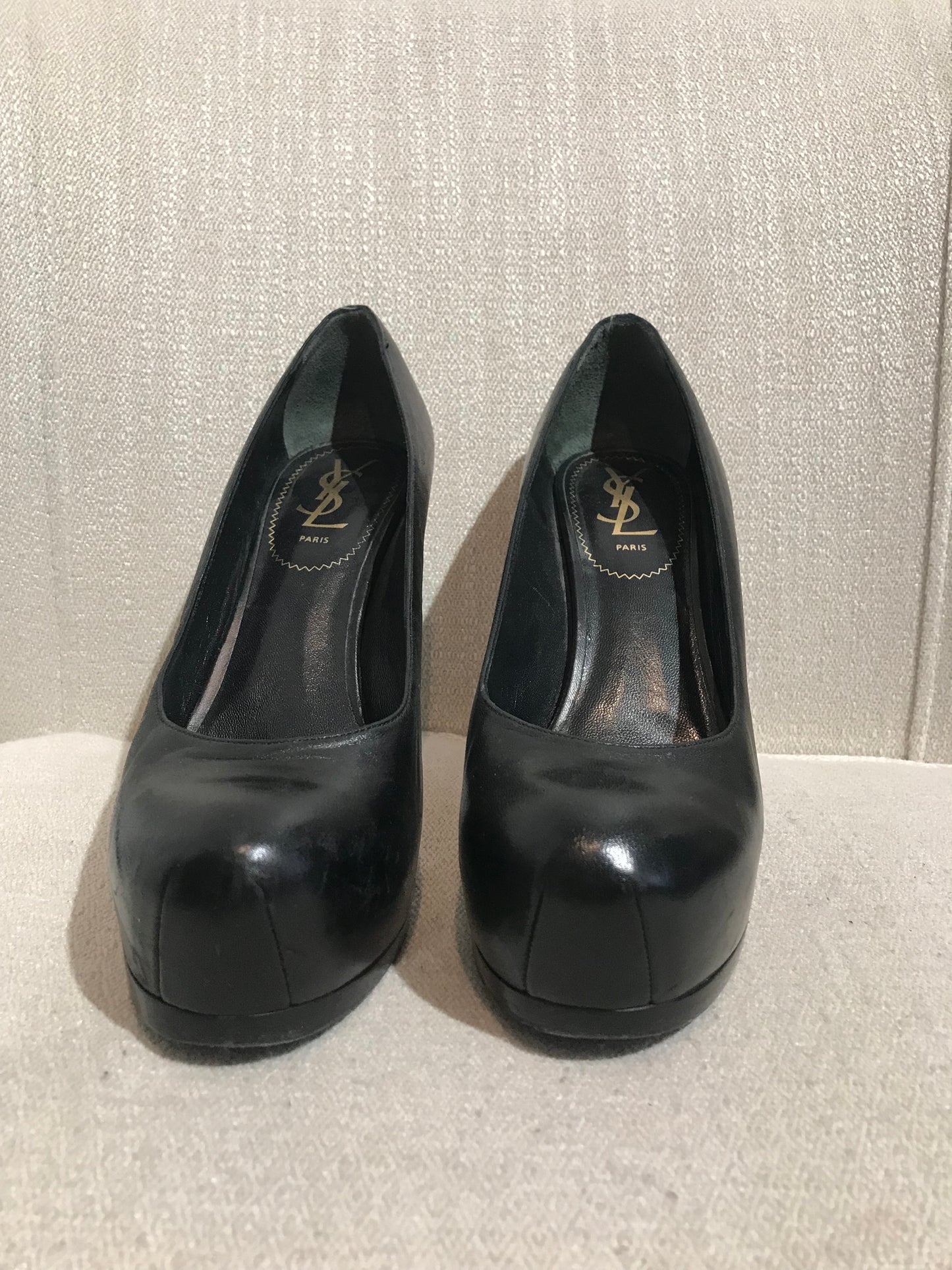 Escarpins Yves Saint Laurent noirs T.38