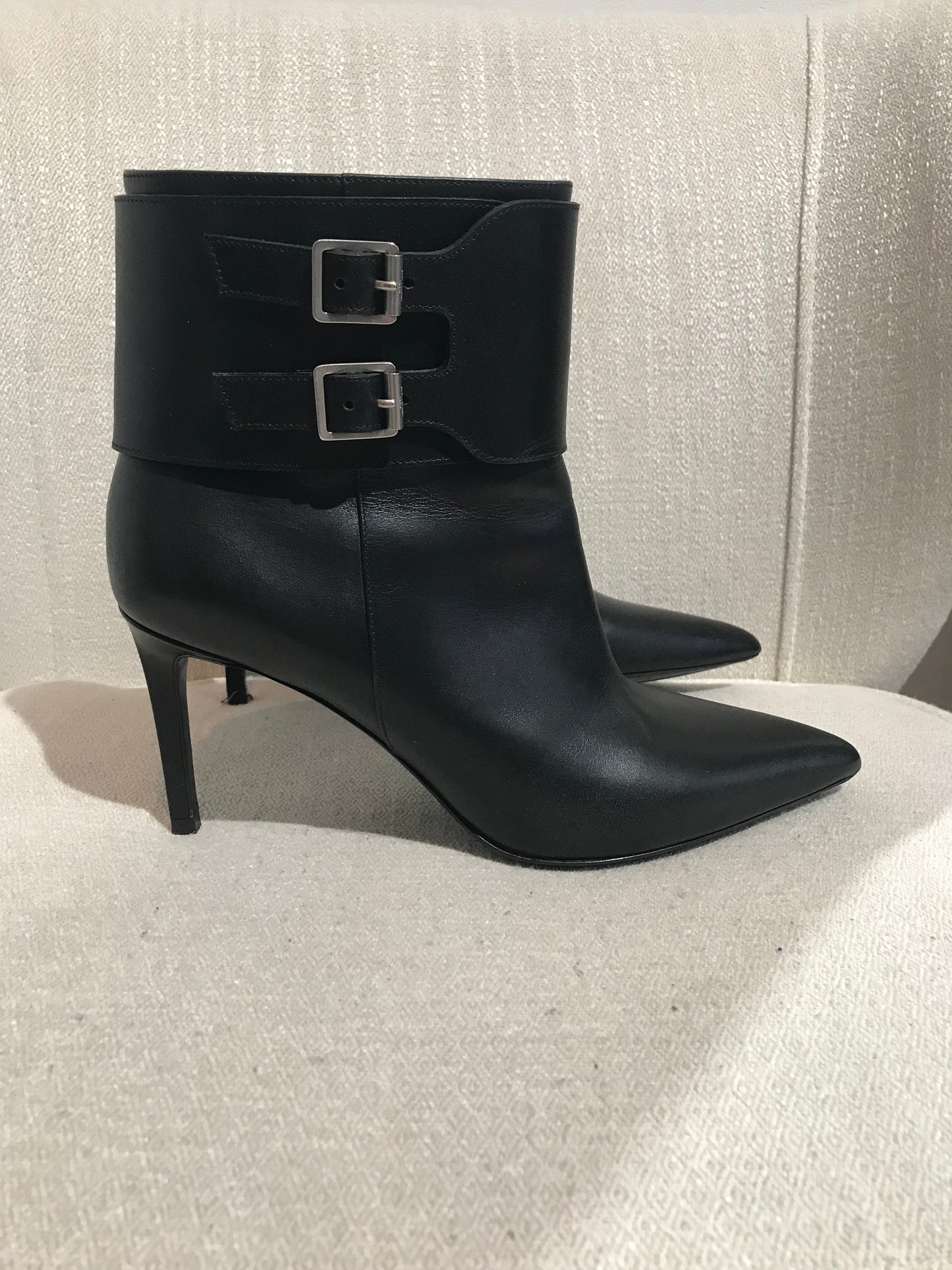 Boots Saint Laurent noires T.38