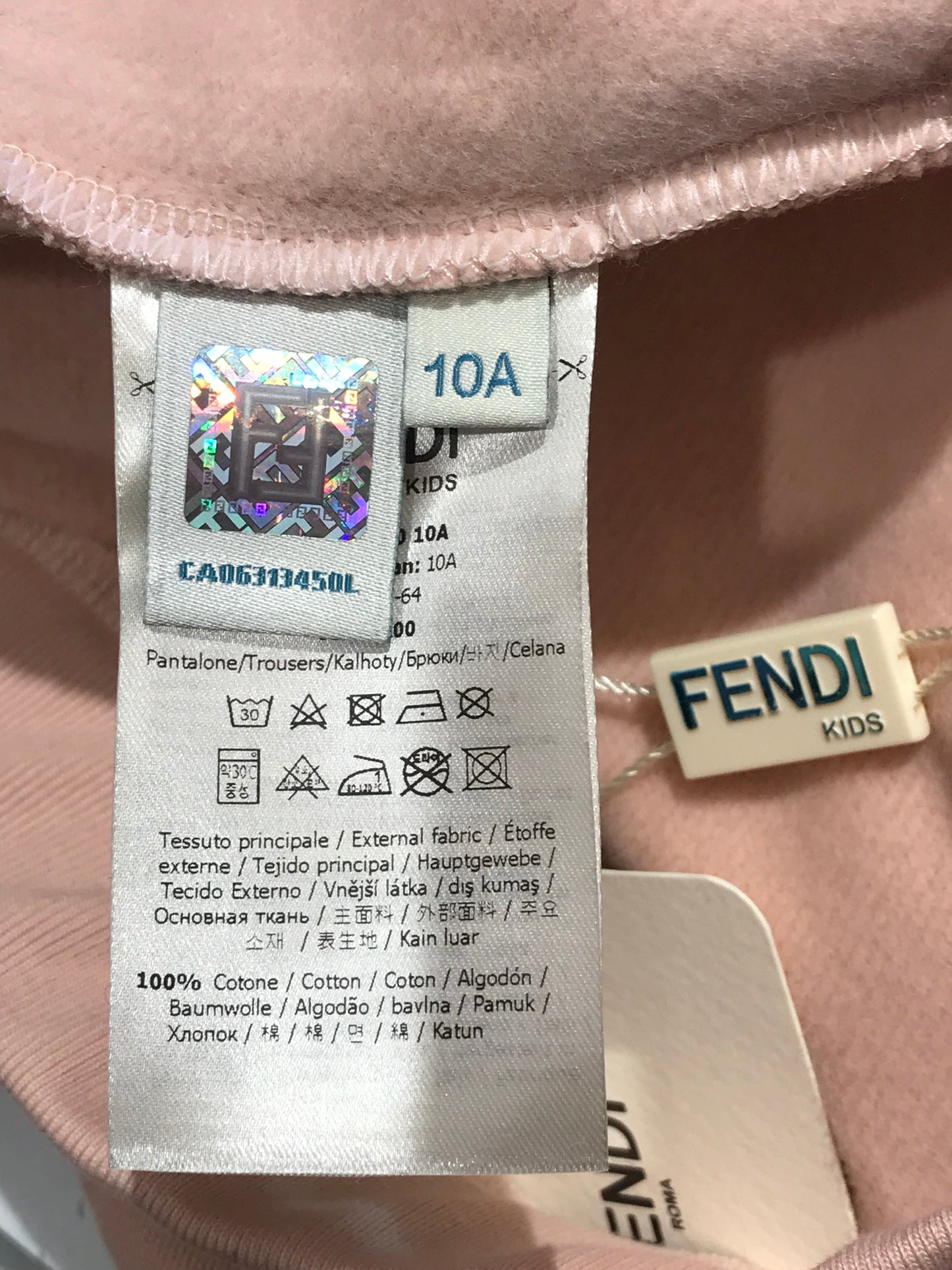 Ensemble Fendi rose T.10/12 ans