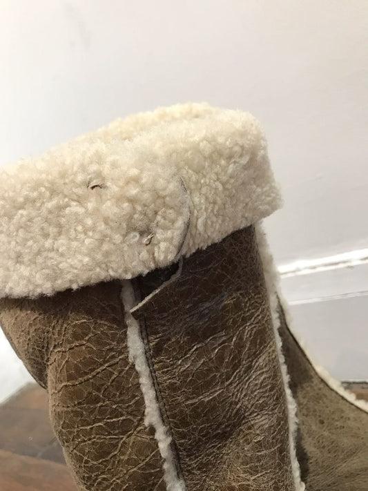 Bottes Prada beiges T.37