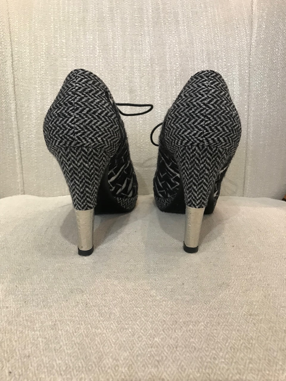 Boots Chanel tweed T.37,5