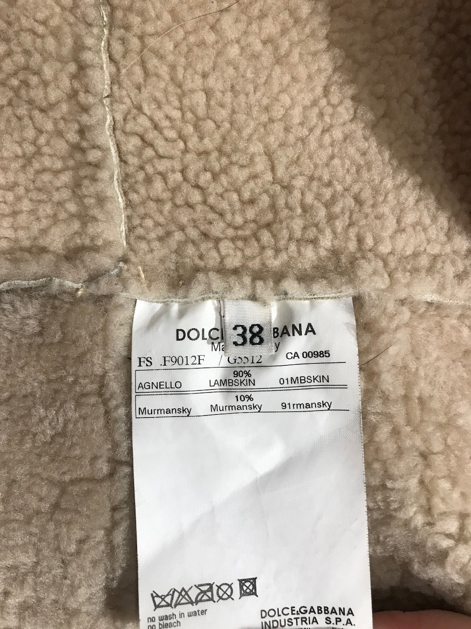 Manteau Dolce & Gabbana T.34