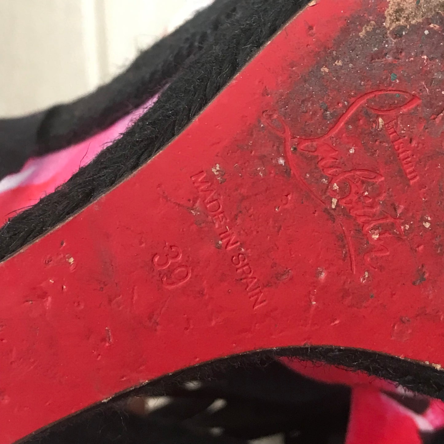 Sandales Christian Louboutin T.39