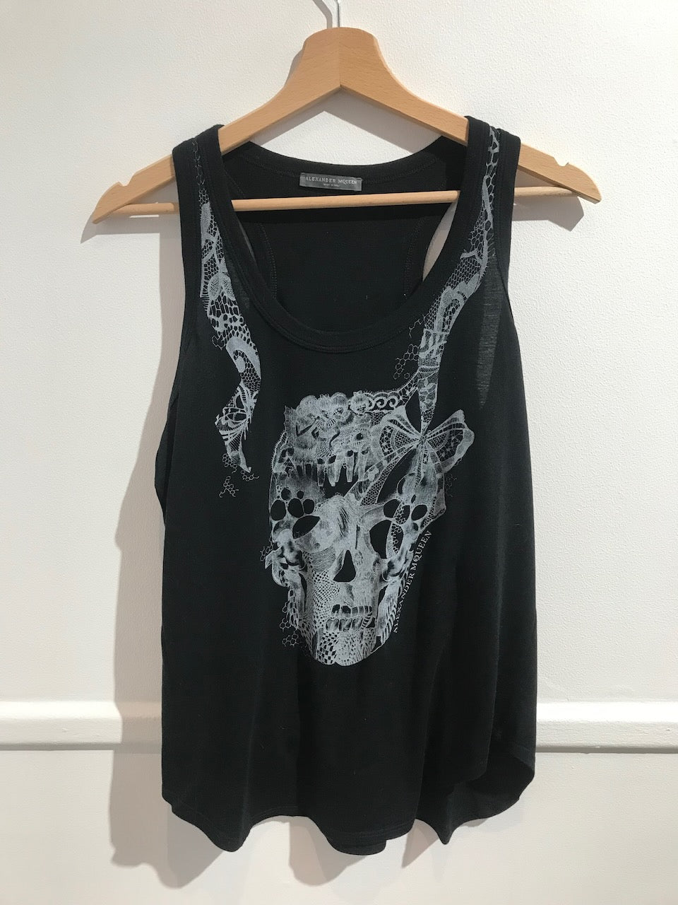 Débardeur Alexander McQueen noir T.38