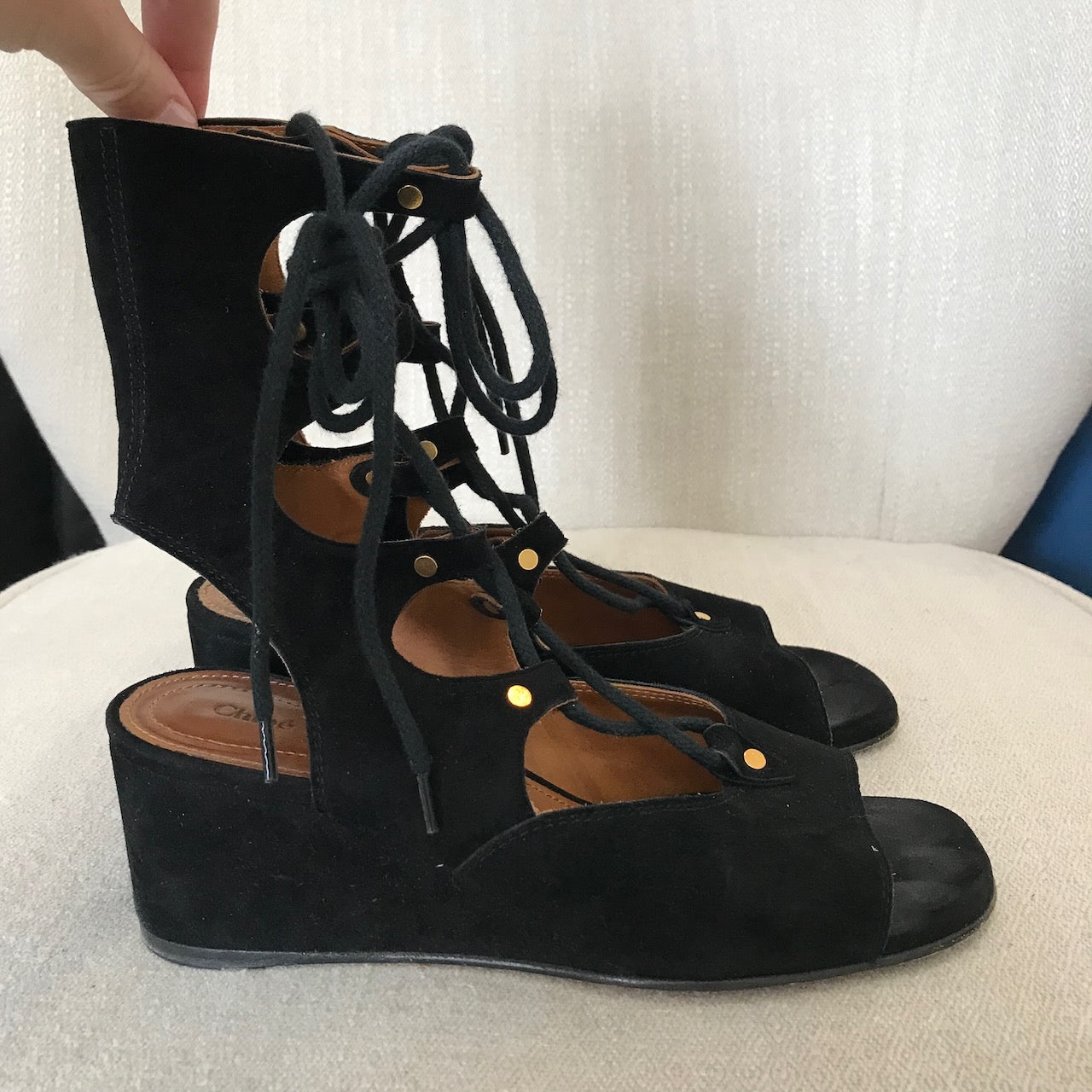 Sandales Chloé noires T.36,5