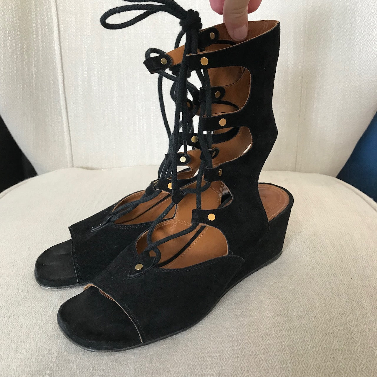 Sandales Chloé noires T.36,5