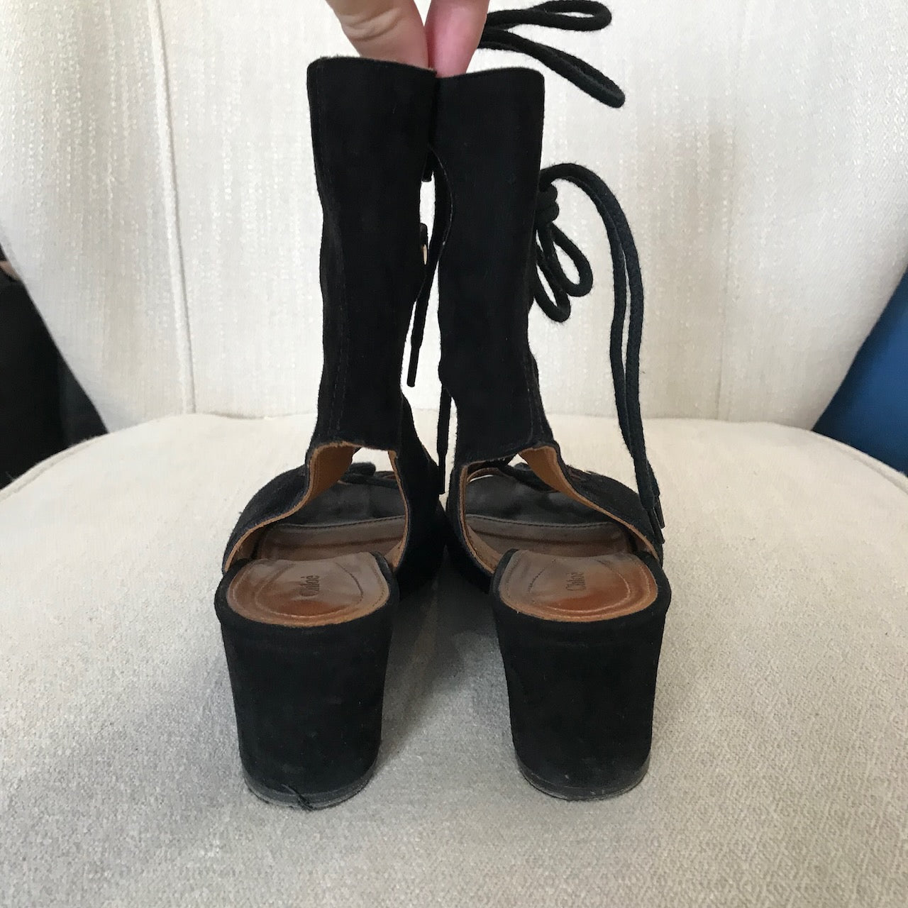 Sandales Chloé noires T.36,5