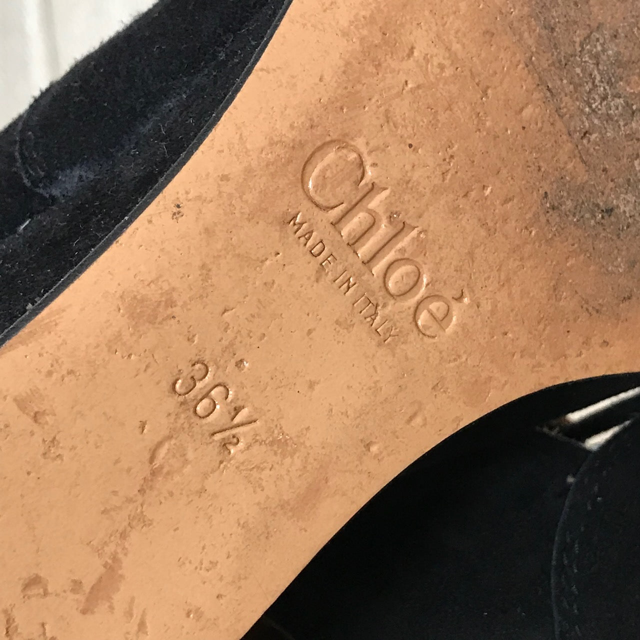 Sandales Chloé noires T.36,5