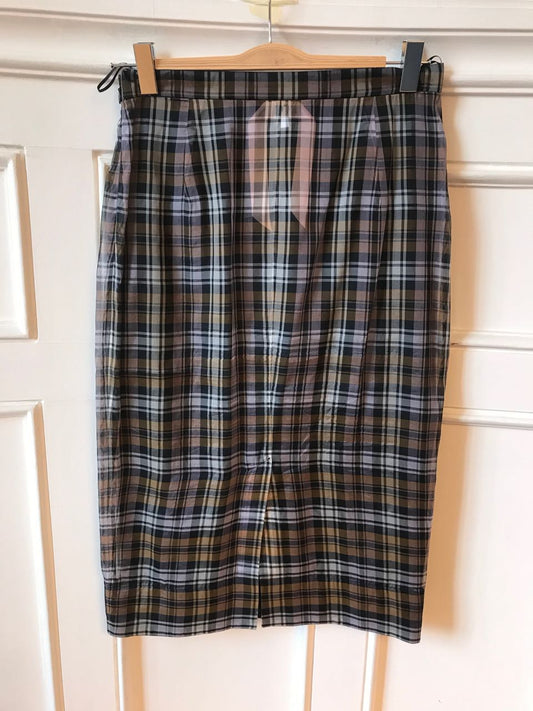 Jupe N°21 à carreaux T.40