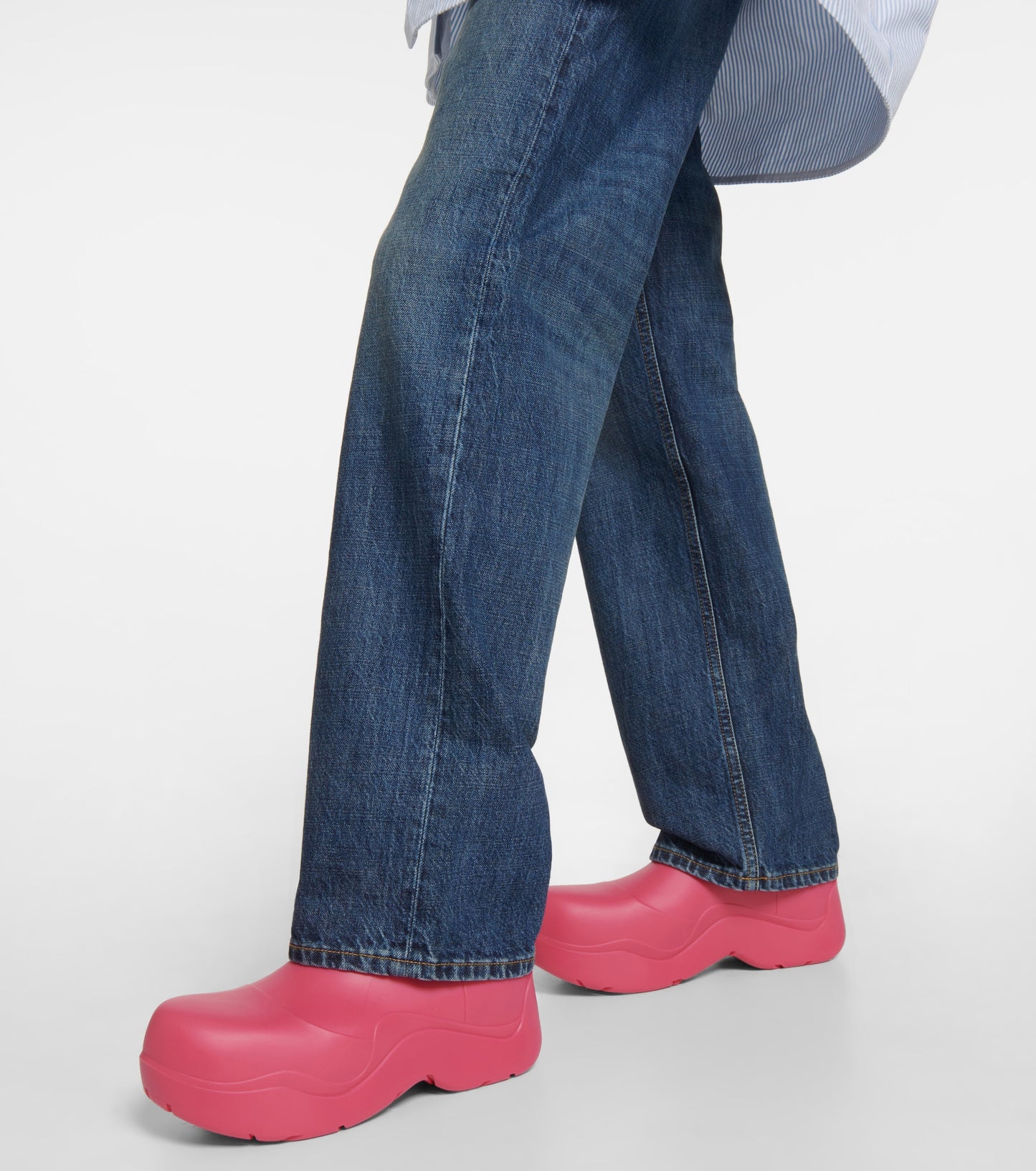 Bottines Bottega Veneta Puddle roses T.37