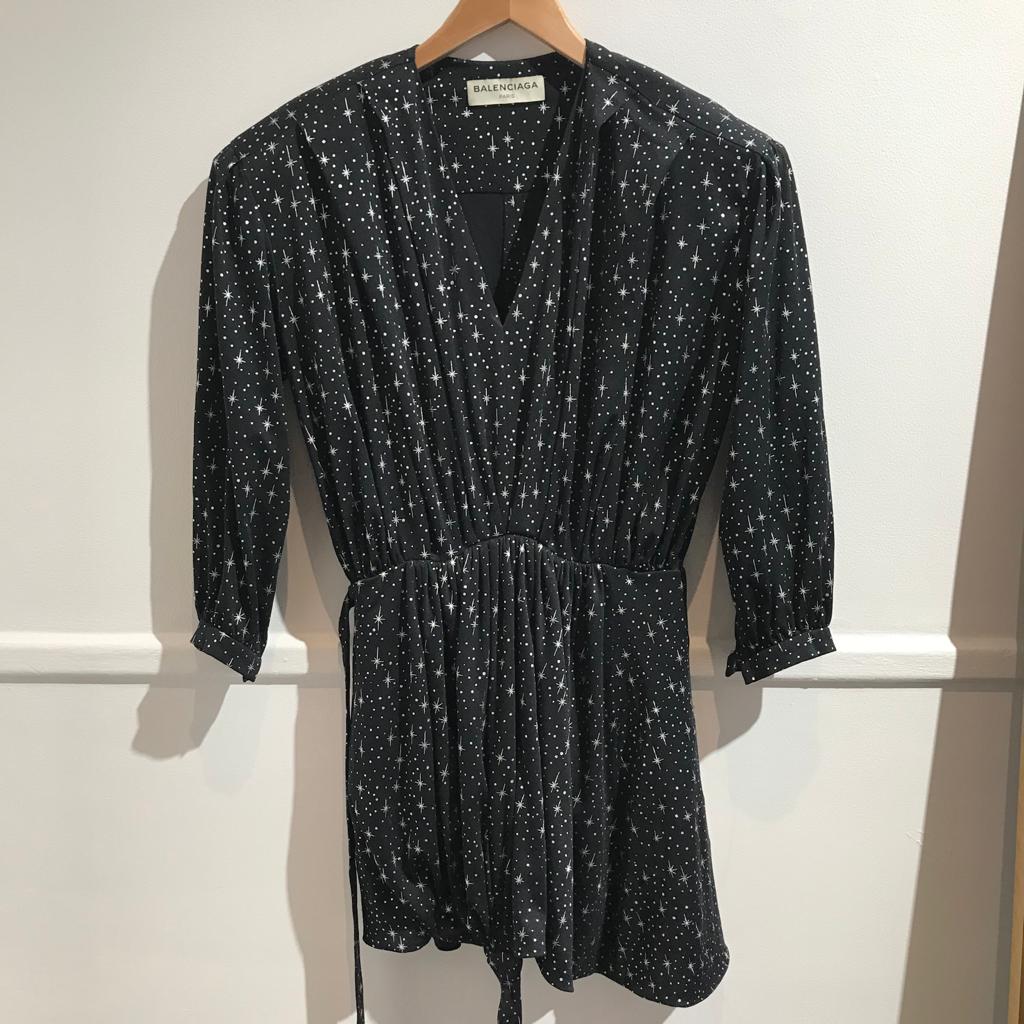 Robe Balenciaga noire T.38