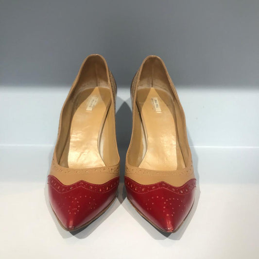 Escarpins Miu Miu tricolore T.36,5