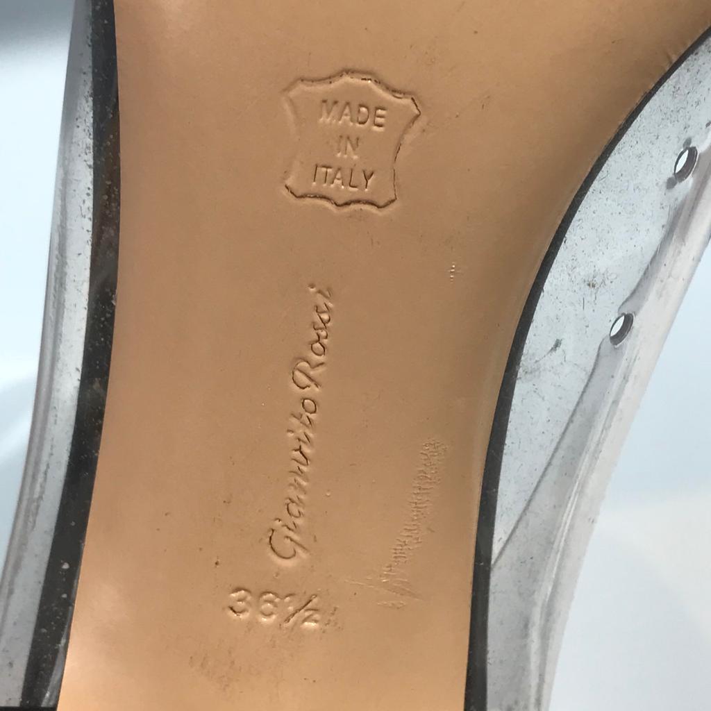 Escarpins Gianvito Rossi plexi T.36,5