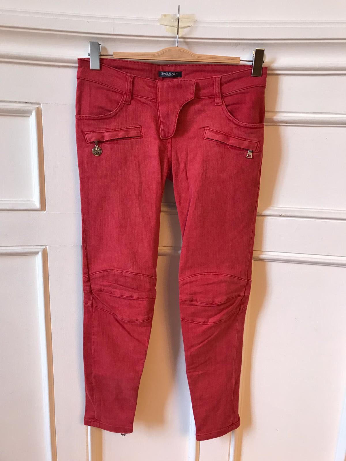 Jeans Biker Balmain T.38