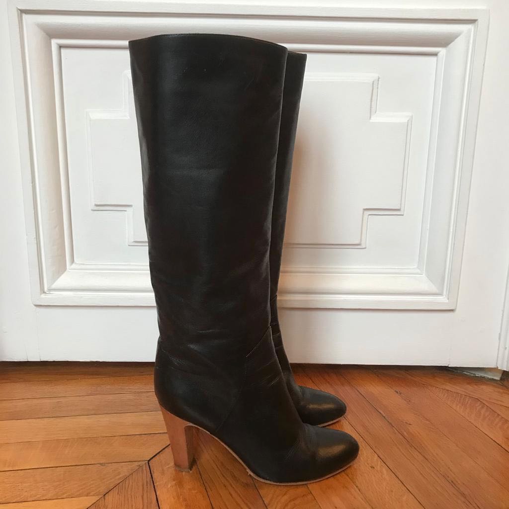 Bottes Sergio Rossi noires T.37,5