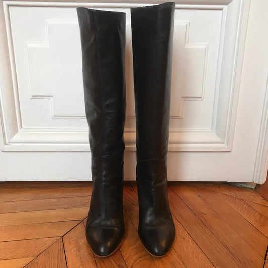 Bottes Sergio Rossi noires T.37,5