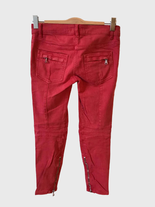 Jeans Balmain Biker T.38