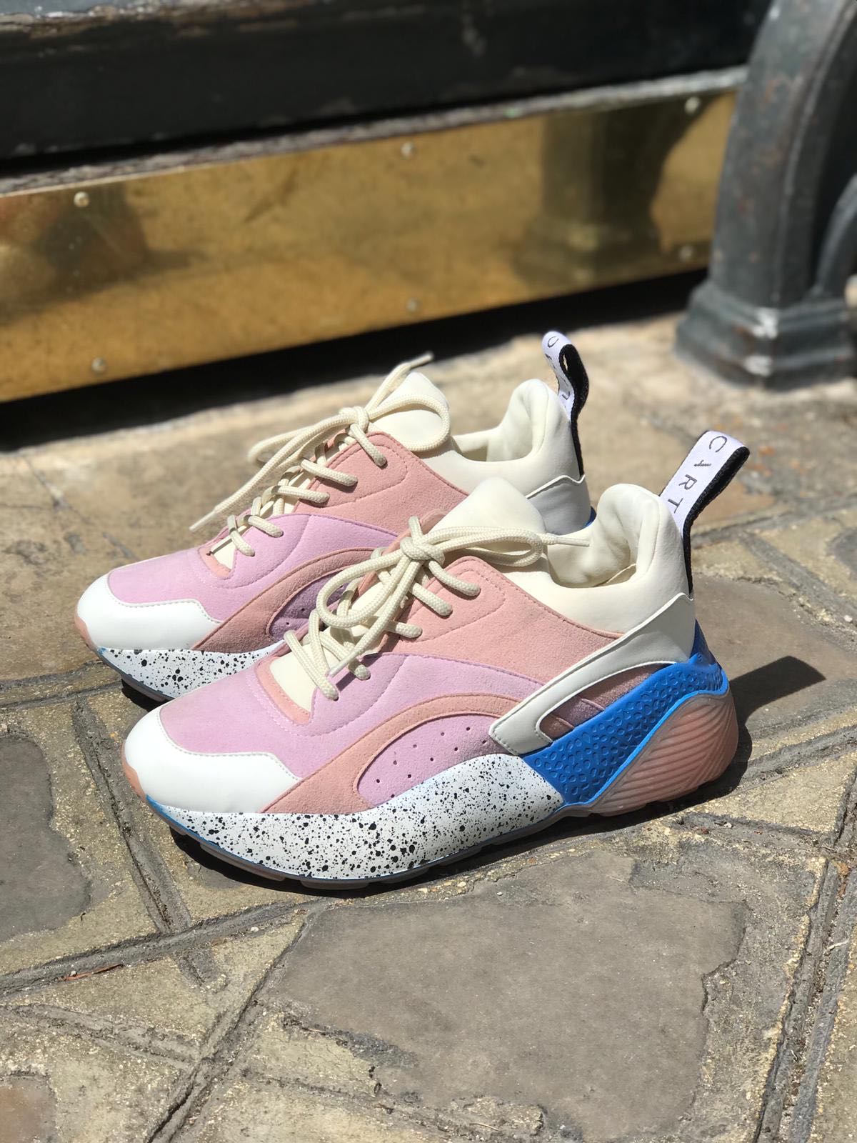 Baskets Stella McCartney roses T.36