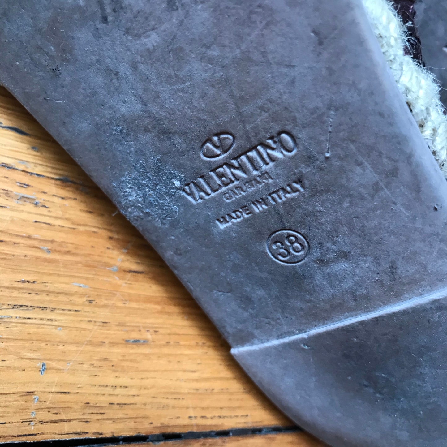 Espadrilles Valentino dentelle T.38