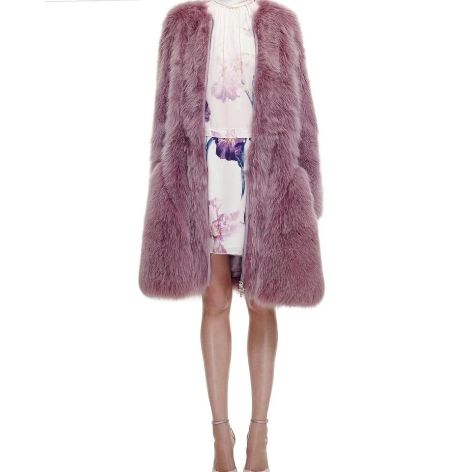 Fourrure Nina Ricci rose T.36