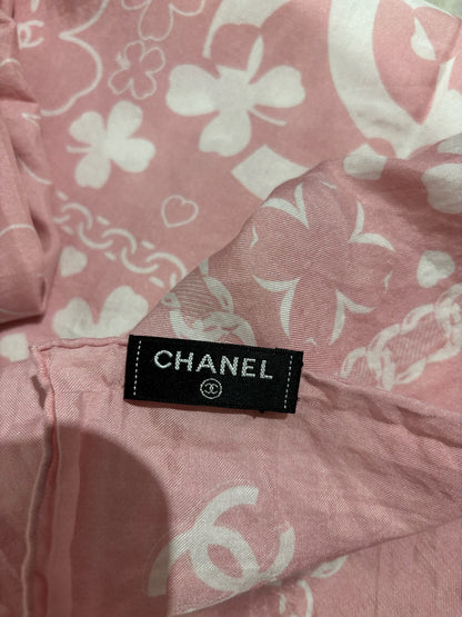 Foulard Chanel Rose