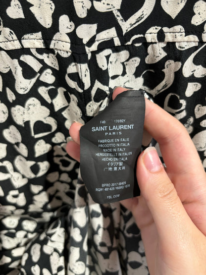 Robe Saint Laurent noire T.40