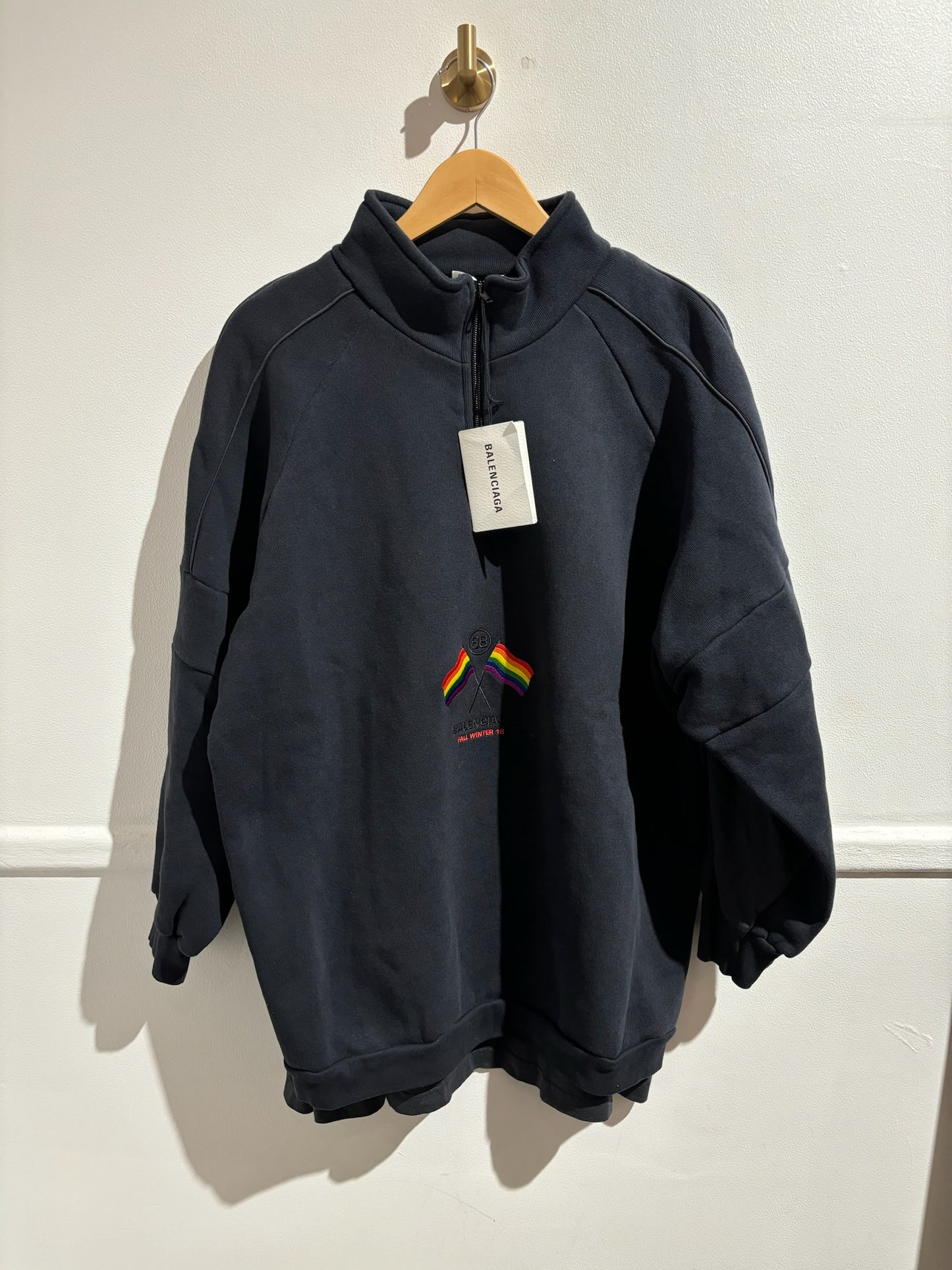 Sweat Balenciaga bleu marine T.S NEUF