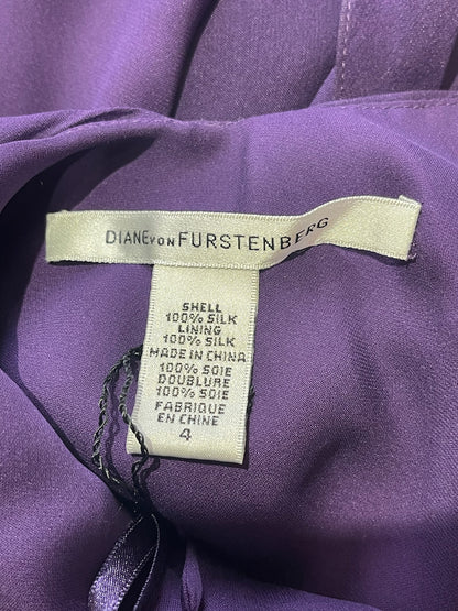 Robe Diane Von Furstenberg violette T.36