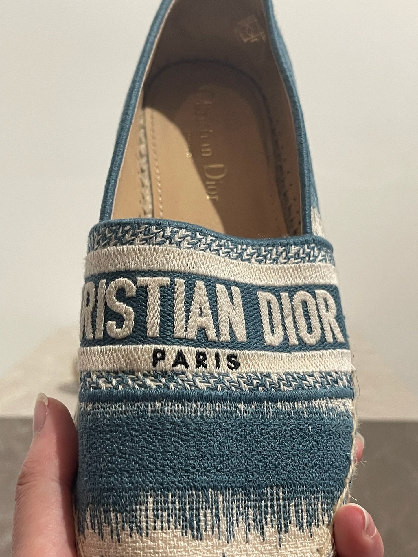 Espadrilles Dior Tie & dye T.37