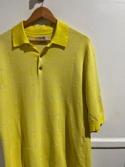 Polo Hermès jaune T.XL