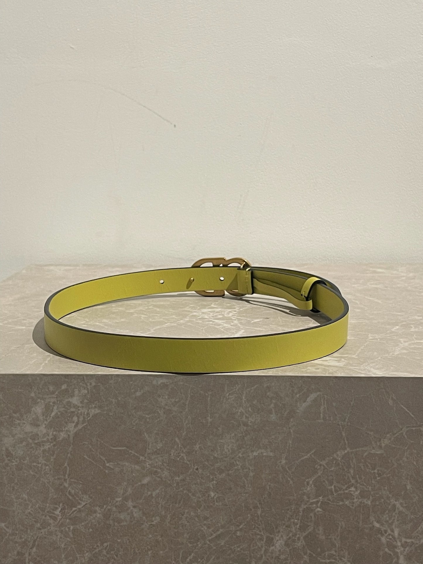 Ceinture Dior jaune T.70