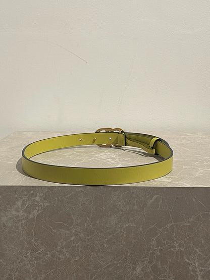 Ceinture Dior jaune T.70