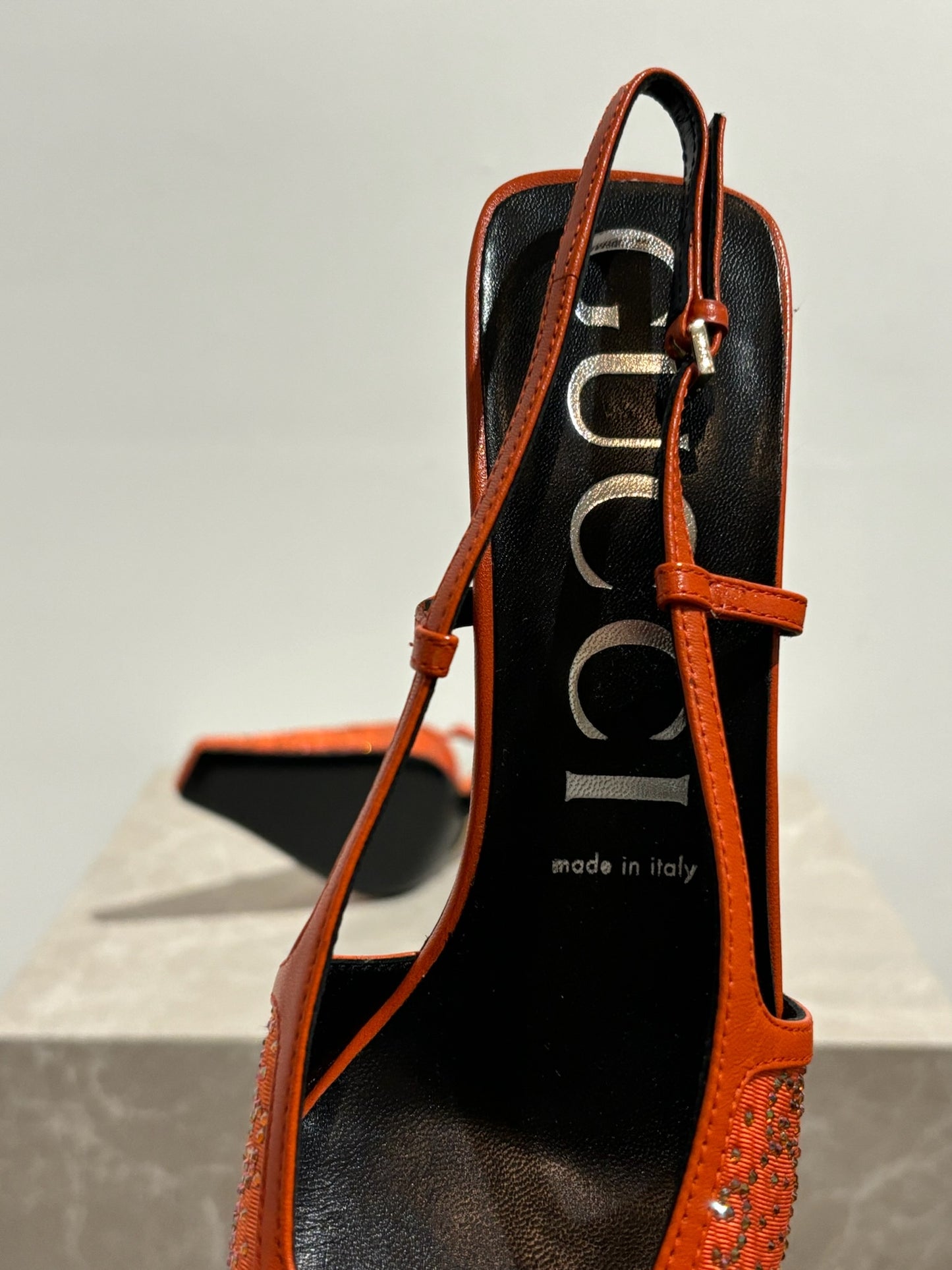 Escarpins Gucci orange T.39 NEUFS